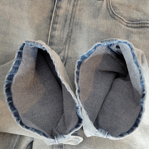 CAbi Higher High Rise Straight Leg Ice Blue Classic Jeans #5883 - Size 4 - Picture 10 of 13